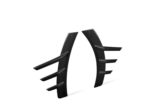 BMW M2 M2C G87 2023 2024 with Aftermarket Parts - MP Style Rear Bumper Side Spats Valance Trim Pre-preg Carbon Fiber from Aero Republic