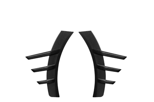 BMW M2 M2C G87 2023 2024 with Aftermarket Parts - MP Style Rear Bumper Side Spats Valance Trim Pre-preg Carbon Fiber from Aero Republic