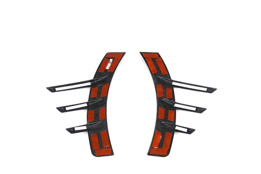 BMW M2 M2C G87 2023 2024 with Aftermarket Parts - MP Style Rear Bumper Side Spats Valance Trim Pre-preg Carbon Fiber from Aero Republic