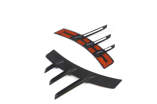 BMW M2 M2C G87 2023 2024 with Aftermarket Parts - MP Style Rear Bumper Side Spats Valance Trim Pre-preg Carbon Fiber from Aero Republic