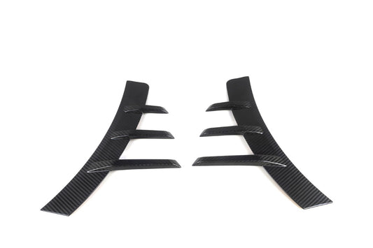 BMW M2 M2C G87 2023 2024 with Aftermarket Parts - MP Style Rear Bumper Side Spats Valance Trim Pre-preg Carbon Fiber from Aero Republic