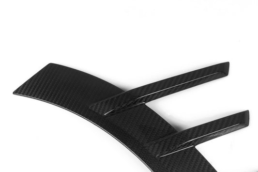 BMW M2 M2C G87 2023 2024 with Aftermarket Parts - MP Style Rear Bumper Side Spats Valance Trim Pre-preg Carbon Fiber from Aero Republic
