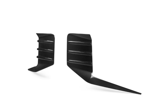 BMW M2 M2C G87 2023 2024 with Aftermarket Parts - MP Style Rear Bumper Side Valance Trim Pre-preg Carbon Fiber from Aero Republic