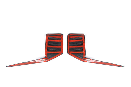 BMW M2 M2C G87 2023 2024 with Aftermarket Parts - MP Style Rear Bumper Side Valance Trim Pre-preg Carbon Fiber from Aero Republic