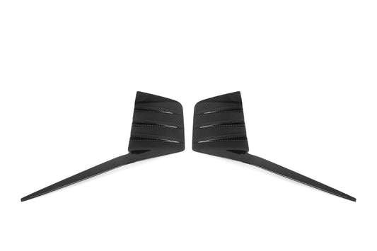 BMW M2 M2C G87 2023 2024 with Aftermarket Parts - MP Style Rear Bumper Side Valance Trim Pre-preg Carbon Fiber from Aero Republic