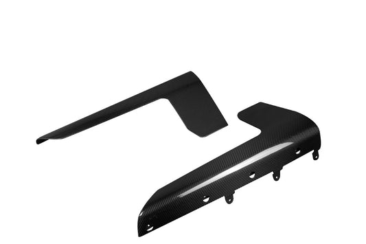 BMW M2 M2C G87 2023 2024 with Aftermarket Parts - MP Style Side Skirt Winglets Pre-preg Carbon Fiber from Aero Republic