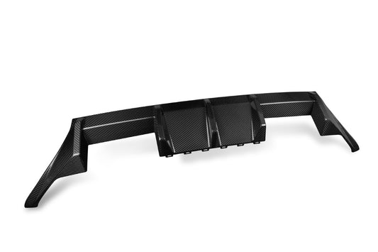 BMW M2 M2C G87 2023 2024 with Aftermarket Parts - OE Style / Side Quad Exit Rear Diffuser Pre-preg Carbon Fiber from Aero Republic