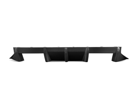 BMW M2 M2C G87 2023 2024 with Aftermarket Parts - OE Style / Side Quad Exit Rear Diffuser Pre-preg Carbon Fiber from Aero Republic