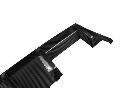 BMW M2 M2C G87 2023 2024 with Aftermarket Parts - OE Style / Side Quad Exit Rear Diffuser Pre-preg Carbon Fiber from Aero Republic