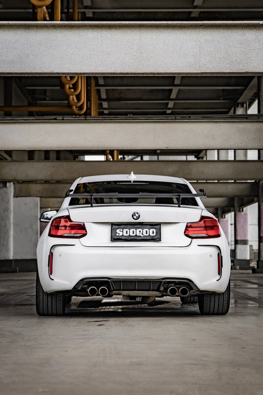 BMW M2 M2C G87 2023-ON & 2 Series M240 230 G42 2022-ON with Aftermarket Parts - MP Style Rear Spoiler Wing Pre-preg Carbon Fiber from Aero Republic
