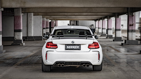 BMW M2 M2C G87 2023-ON & 2 Series M240 230 G42 2022-ON with Aftermarket Parts - MP Style Rear Spoiler Wing Pre-preg Carbon Fiber from Aero Republic