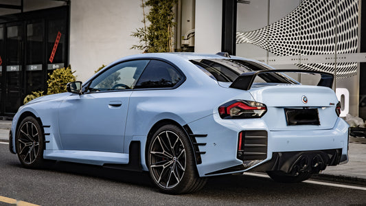 BMW M2 M2C G87 2023 2024 & 2 Series M240 230 G42 2022 2023 2024 with Aftermarket Parts - MP Style Rear Spoiler Wing Pre-preg Carbon from Aero Republic