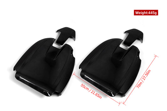 BMW M4 M4C M4CS M4CSL G82 G83 2021 2022 2023 2024 with Aftermarket Parts - OE Style Seat Backrest Cover Pre-preg Carbon Fiber from Aero Republic
