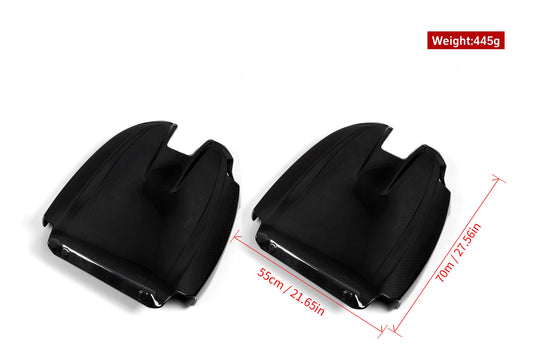 BMW M4 M4C M4CS M4CSL G82 G83 2021 2022 2023 2024 with Aftermarket Parts - OE Style Seat Backrest Cover Pre-preg Carbon Fiber from Aero Republic