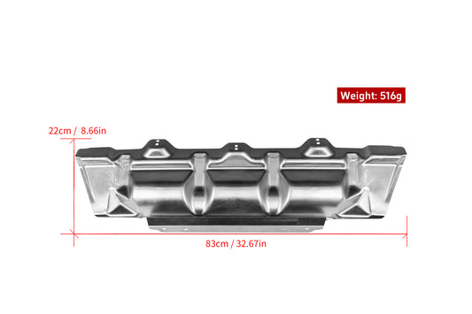 BMW M2 M2C G87 2023 2024 & M3 G80 G81 2021 2022 2023 2024 & M4 G82 G83 2021 2022 2023 2024 with Aftermarket Parts - MP Style Exhaust Heat Shield Aluminum from Aero Republic