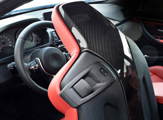 BMW M2 M2C M2CS F87 2016 2017 2018 2019 2020 2021 with Aftermarket Parts - OE Style Seat-back Cover Carbon Fiber / FRP from Aero Republic