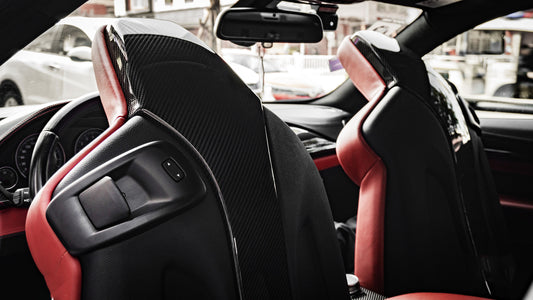 BMW M2 M2C M2CS F87 2016 2017 2018 2019 2020 2021 with Aftermarket Parts - OE Style Seat-back Cover Carbon Fiber / FRP from Aero Republic
