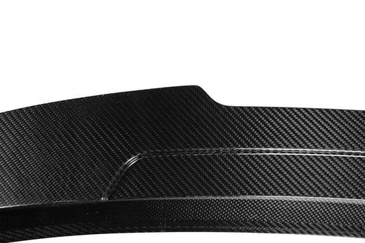 BMW M3 E92 2007 2008 2009 2010 2011 2012 2013 & 3 Series E92 (Both Fits Pre-LCI & LCI) 2006 2007 2008 2009 2010 2011 2012 with Aftermarket Parts - PSM Style Rear Lip Spoiler Carbon Fiber from Aero Republic