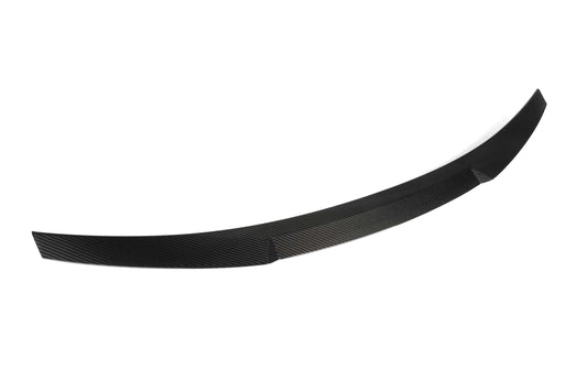 BMW M3 E92 2007 2008 2009 2010 2011 2012 2013 & 3 Series E92 (Both Fits Pre-LCI & LCI) 2006 2007 2008 2009 2010 2011 2012 with Aftermarket Parts - M4 Style Rear Lip Spoiler Carbon Fiber from Aero Republic