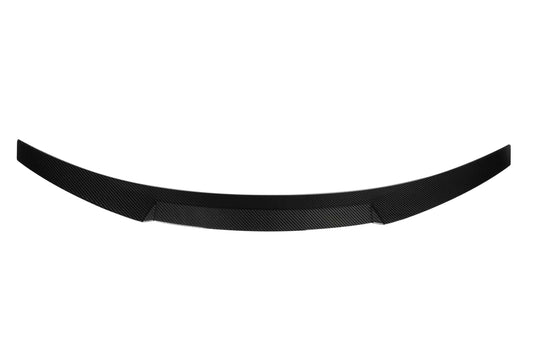 BMW M3 E92 2007 2008 2009 2010 2011 2012 2013 & 3 Series E92 (Both Fits Pre-LCI & LCI) 2006 2007 2008 2009 2010 2011 2012 with Aftermarket Parts - M4 Style Rear Lip Spoiler Carbon Fiber from Aero Republic