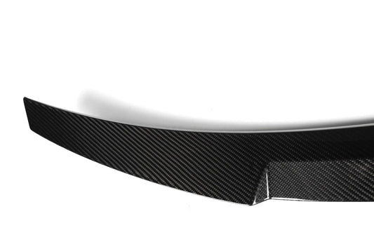 BMW M3 E92 2007 2008 2009 2010 2011 2012 2013 & 3 Series E92 (Both Fits Pre-LCI & LCI) 2006 2007 2008 2009 2010 2011 2012 with Aftermarket Parts - M4 Style Rear Lip Spoiler Carbon Fiber from Aero Republic