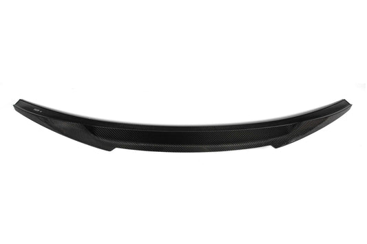 BMW M3 E92 2007 2008 2009 2010 2011 2012 2013 & 3 Series E92 (Both Fits Pre-LCI & LCI) 2006 2007 2008 2009 2010 2011 2012 with Aftermarket Parts - M4 Style Rear Lip Spoiler Carbon Fiber from Aero Republic