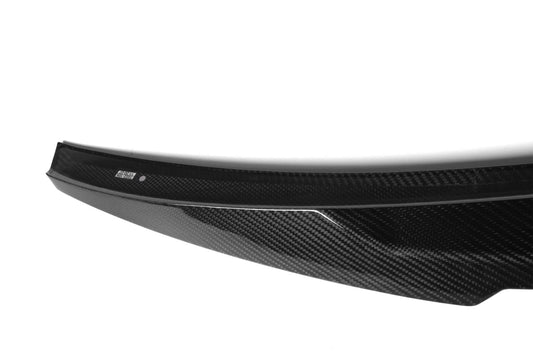 BMW M3 E92 2007 2008 2009 2010 2011 2012 2013 & 3 Series E92 (Both Fits Pre-LCI & LCI) 2006 2007 2008 2009 2010 2011 2012 with Aftermarket Parts - M4 Style Rear Lip Spoiler Carbon Fiber from Aero Republic
