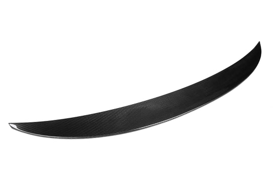 BMW M3 E92 2007 2008 2009 2010 2011 2012 2013 & 3 Series E92 (Both Fits Pre-LCI & LCI) 2006 2007 2008 2009 2010 2011 2012 with Aftermarket Parts - P Style Rear Lip Spoiler Carbon Fiber from Aero Republic