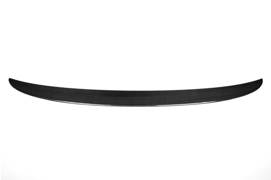 BMW M3 E92 2007 2008 2009 2010 2011 2012 2013 & 3 Series E92 (Both Fits Pre-LCI & LCI) 2006 2007 2008 2009 2010 2011 2012 with Aftermarket Parts - P Style Rear Lip Spoiler Carbon Fiber from Aero Republic