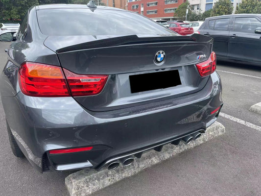 BMW M3 M3C M3CS F80 F81 2014 2015 2016 2017 2018 & M4 M4C M4CS M4CSL F82 F83 2014 2015 2016 2017 2018 2019 2020 with Aftermarket Parts - MP Style Rear Diffuser Pre-preg Carbon Fiber from Aero Republic