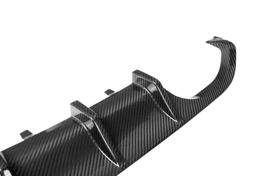 BMW M3 M3C M3CS F80 F81 2014 2015 2016 2017 2018 & M4 M4C M4CS M4CSL F82 F83 2014 2015 2016 2017 2018 2019 2020 with Aftermarket Parts - MP Style Rear Diffuser Pre-preg Carbon Fiber / FRP from Aero Republic