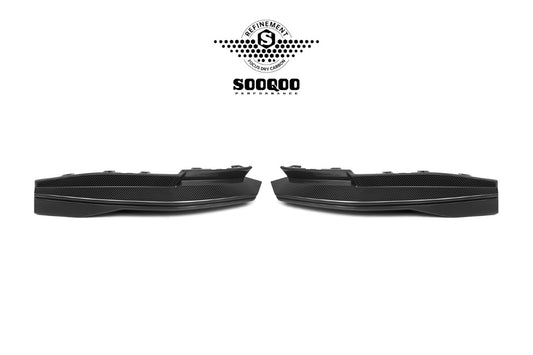 BMW M3CS M3C M3 G80 G81 & M4CS M4C M4 G82 G83 2021-ON with Aftermarket Parts - B Style (Without Light) Rear Diffuser & Rear Canards Pre-preg Carbon Fiber from Aero Republic