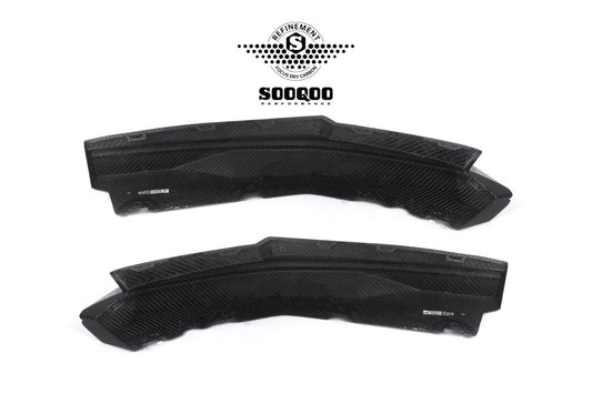 BMW M3CS M3C M3 G80 G81 & M4CS M4C M4 G82 G83 2021-ON with Aftermarket Parts - B Style (Without Light) Rear Diffuser & Rear Canards Pre-preg Carbon Fiber from Aero Republic