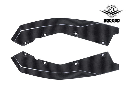 BMW M3CS M3C M3 G80 G81 & M4CS M4C M4 G82 G83 2021-ON with Aftermarket Parts - B Style (Without Light) Rear Diffuser & Rear Canards Pre-preg Carbon Fiber from Aero Republic