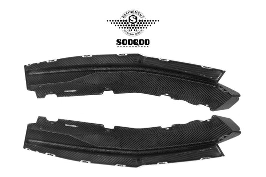 BMW M3CS M3C M3 G80 G81 & M4CS M4C M4 G82 G83 2021-ON with Aftermarket Parts - B Style (Without Light) Rear Diffuser & Rear Canards Pre-preg Carbon Fiber from Aero Republic