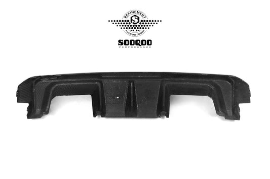 BMW M3CS M3C M3 G80 G81 & M4CS M4C M4 G82 G83 2021-ON with Aftermarket Parts - B Style (Without Light) Rear Diffuser & Rear Canards Pre-preg Carbon Fiber from Aero Republic