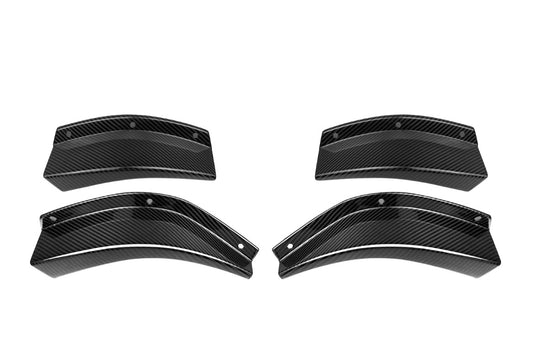 BMW M3CS M3C M3 G80 G81 & M4CS M4C M4 G82 G83 2021-ON with Aftermarket Parts - GT4 Style Front Canards Pre-preg Carbon Fiber from Aero Republic