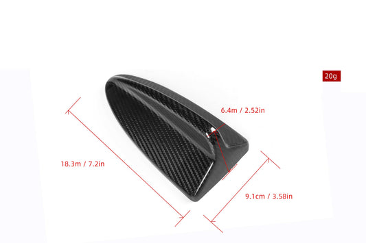 BMW M3 E90 E92 (Fits both Pre-LCI & LCI) 2007 2008 2009 2010 2011 2012 2013 with Aftermarket Parts - OE Style Antenna Trim Cover Carbon Fiber from Aero Republic