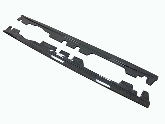 BMW M3 E92 E93 2007 2008 2009 2010 2011 2012 2013 with Aftermarket Parts - Exot Style Side Skirts Carbon Fiber from Aero Republic