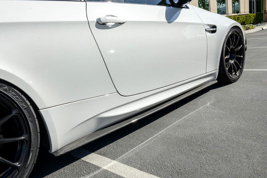 BMW M3 E92 E93 2007 2008 2009 2010 2011 2012 2013 with Aftermarket Parts - Exot Style Side Skirts Carbon Fiber from Aero Republic