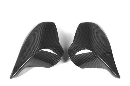 BMW M2C M2CS F87 2019 2020 2021 LHD & RHD (Left & Right Hand Drive) with Aftermarket Parts - OE Style Replacement Mirror Caps Pre-preg Carbon Fiber from Aero Republic