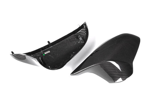 BMW M2C M2CS F87 2019 2020 2021 LHD & RHD (Left & Right Hand Drive) with Aftermarket Parts - OE Style Replacement Mirror Caps Pre-preg Carbon Fiber from Aero Republic