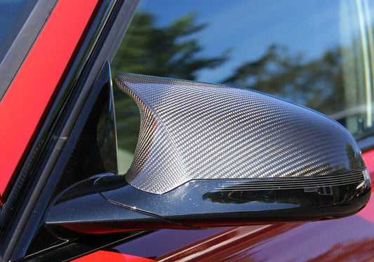 BMW M2C M2CS F87 2019 2020 2021 LHD & RHD (Left & Right Hand Drive) with Aftermarket Parts - OE Style Replacement Mirror Caps Pre-preg Carbon Fiber from Aero Republic