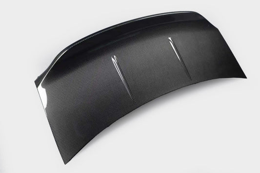 BMW M3 G80 2021-ON & 3 Series 330i M340i (Fits Both Pre-LCI & LCI) G20 2019-ON with Aftermarket Parts - 1:1 CSL Ducktial Style Trunk Dry Pre-preg Carbon Fiber from Aero Republic