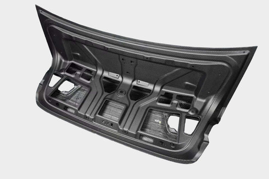 BMW M3 G80 2021-ON & 3 Series 330i M340i (Fits Both Pre-LCI & LCI) G20 2019-ON with Aftermarket Parts - 1:1 CSL Ducktial Style Trunk Dry Pre-preg Carbon Fiber from Aero Republic