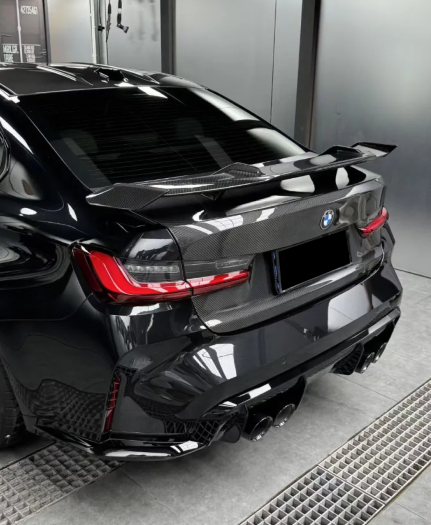 BMW M3 G80 2021-ON & 3 Series 330i M340i (Fits Both Pre-LCI & LCI) G20 2019-ON with Aftermarket Parts - OE Style Trunk Dry Pre-preg Carbon Fiber from Aero Republic