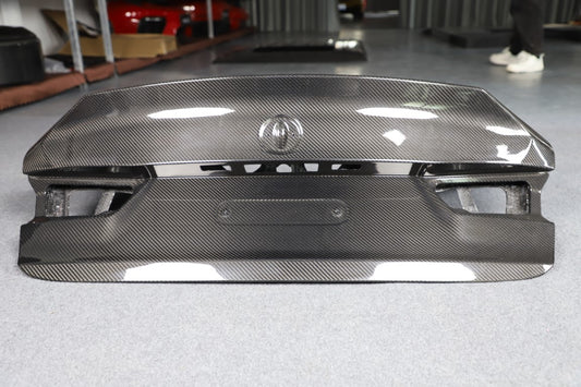 BMW M3 G80 2021-ON & 3 Series 330i M340i (Fits Both Pre-LCI & LCI) G20 2019-ON with Aftermarket Parts - CSL Style Trunk Dry Pre-preg Carbon Fiber from Aero Republic