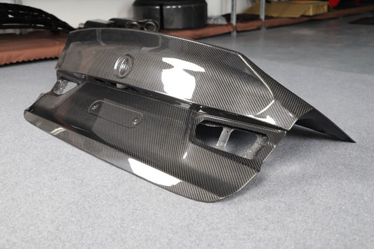 BMW M3 G80 2021-ON & 3 Series 330i M340i (Fits Both Pre-LCI & LCI) G20 2019-ON with Aftermarket Parts - CSL Style Trunk Dry Pre-preg Carbon Fiber from Aero Republic