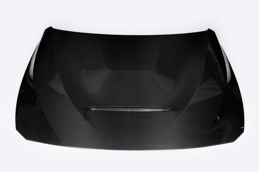 BMW M3/M3C F80 F81 2014 2015 2016 2017 2018 & M4/M4C F82 F83 2014 2015 2016 2017 2018 2019 2020 with Aftermarket Parts - GTS Hood Bonnet Dry Pre-preg Carbon Fiber from Aero Republic