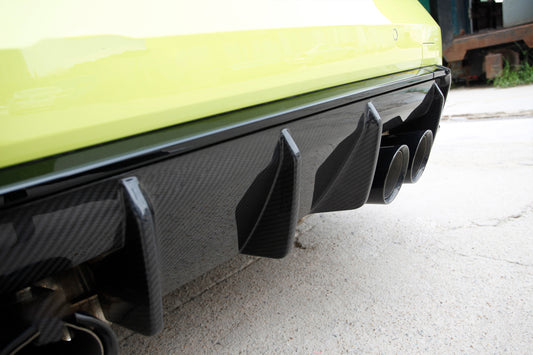 M3 M3C M3CS G80 G81 2021 2022 2023 2024 & M4 M4C M4CS G82 G83 2021 2022 2023 2024 with Aftermarket Parts - OE Style Rear Lip Spoiler Pre-preg Carbon Fiber from Aero Republic